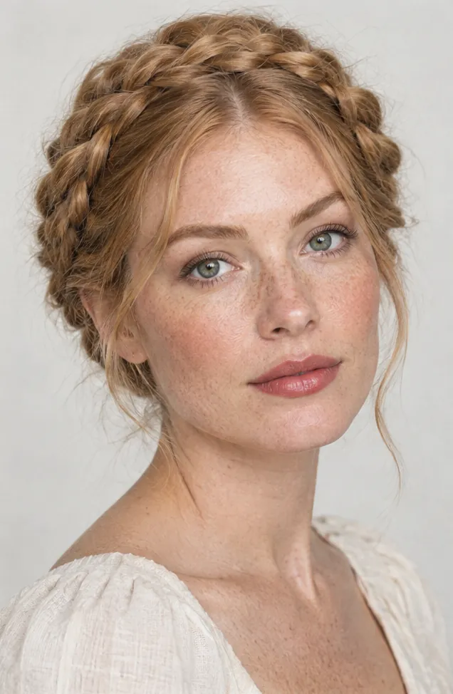 Strawberry-blonde crown